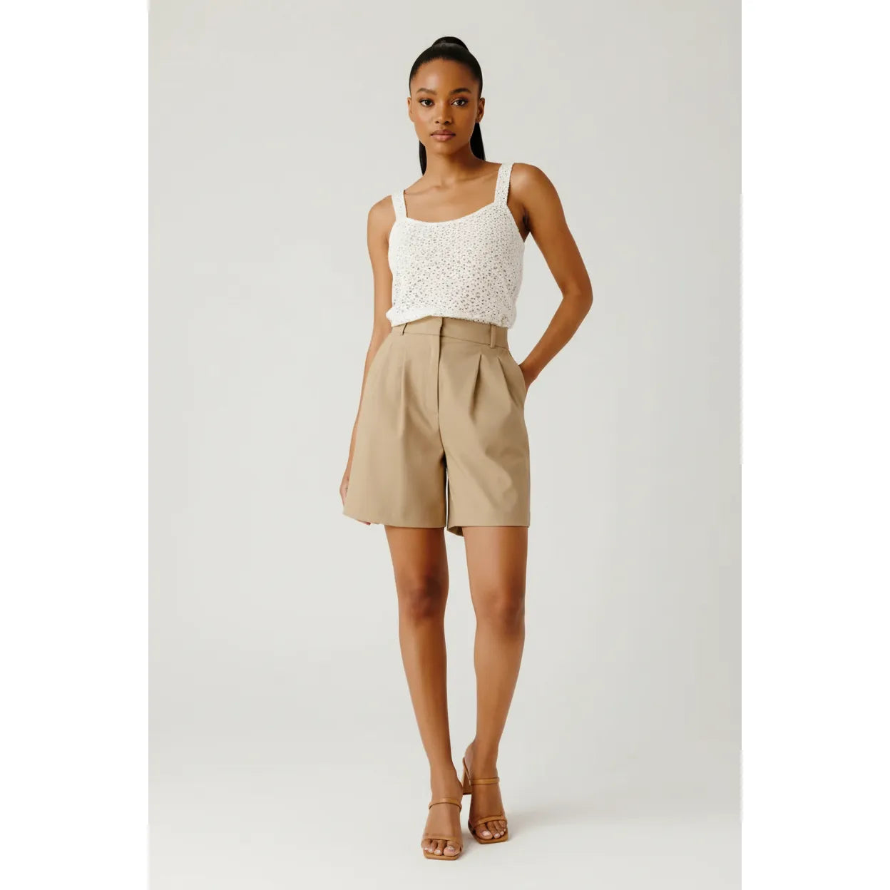 Ladies Formal Wide Leg Shorts