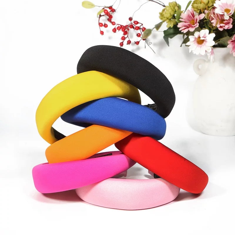 Sponge Headbands Non Slip Boho Hair Hoop.