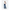 Blue High Waist Rhinestone Embellished Wide-Leg Jeans