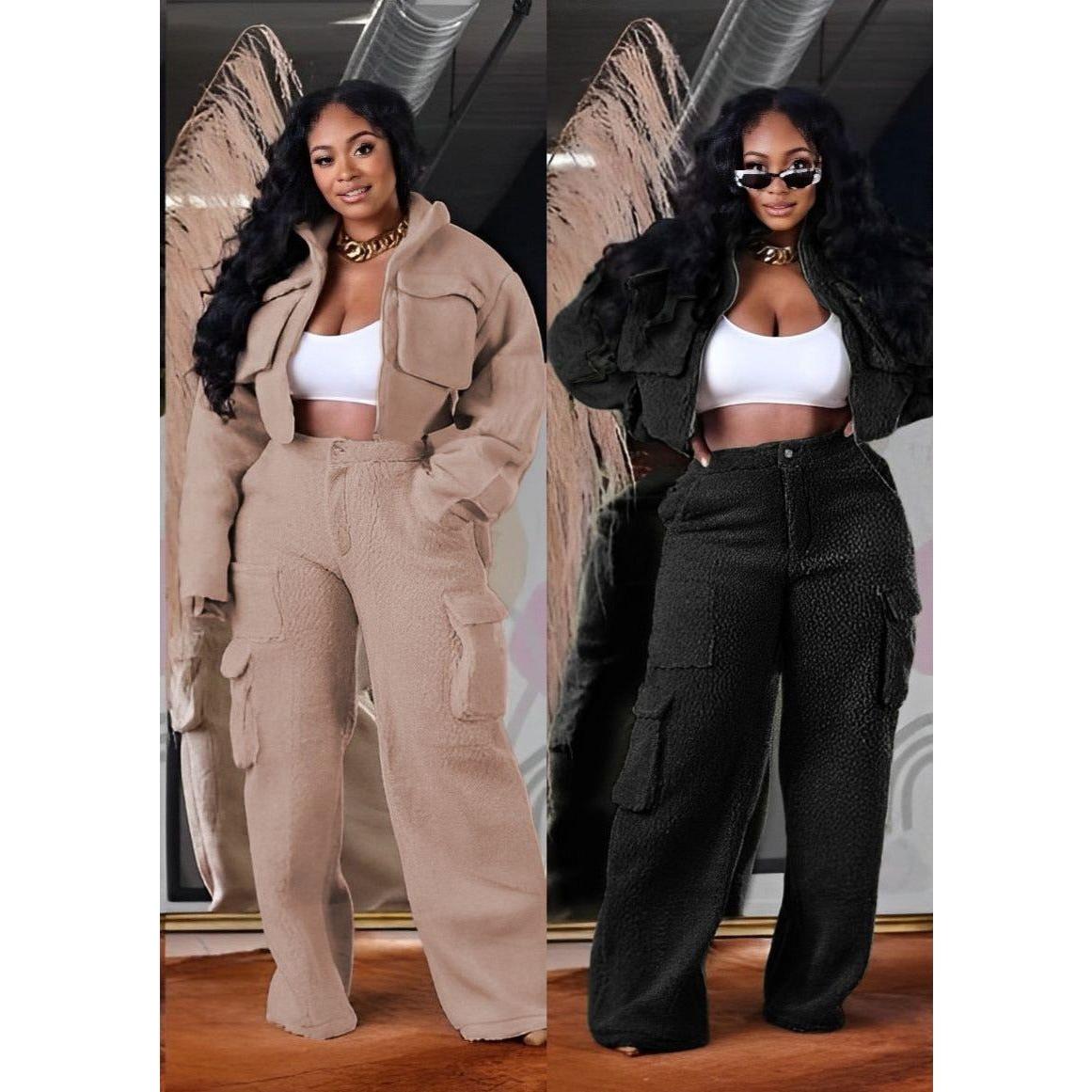 Vintage Woolen Cargo 2pc Set