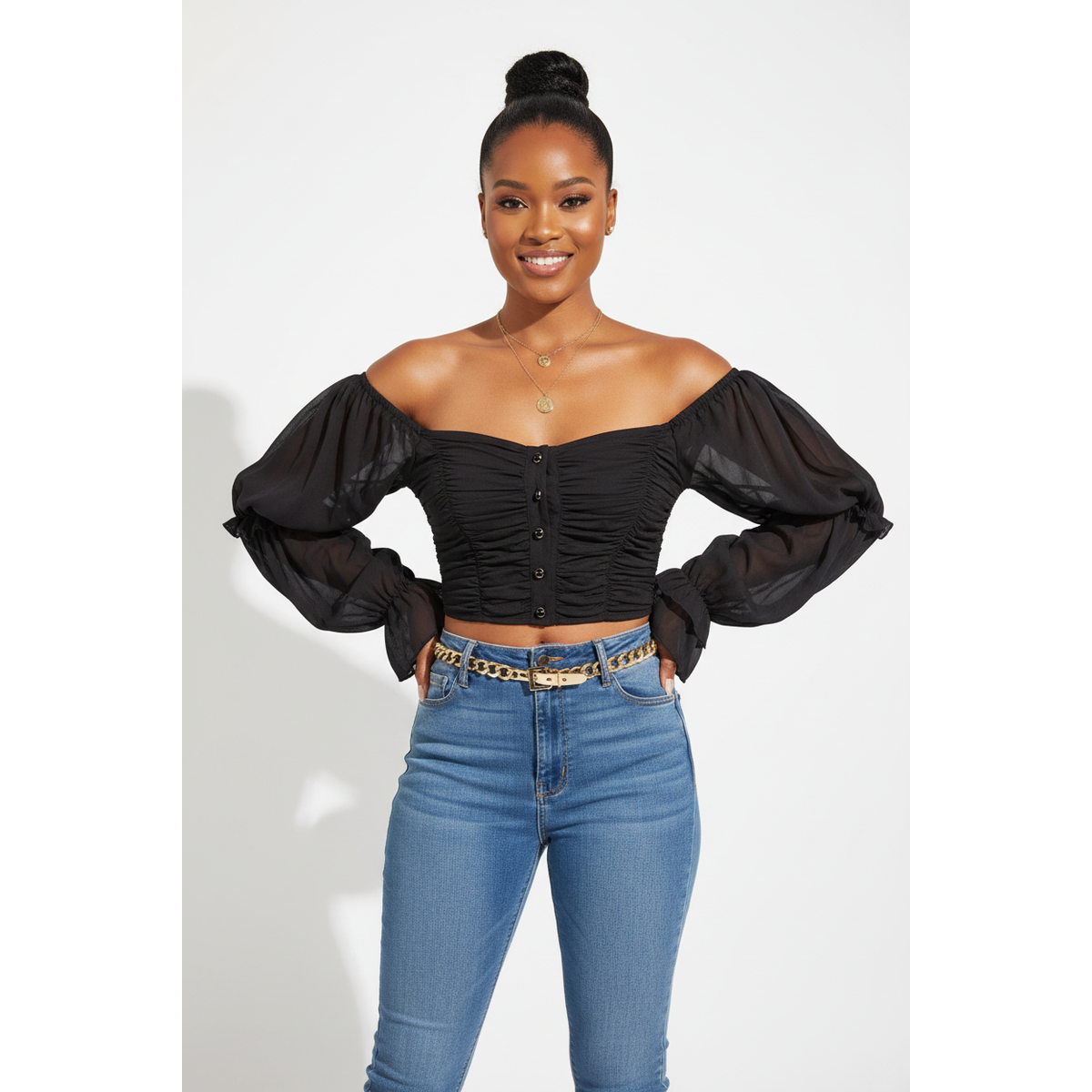 Flare Sleeve Top
