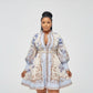 Hypnotic Buttoned Down Floral Mini Dress