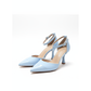 Women Point Toe Ankle Strap Elegant Flat Shoes