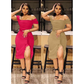 Off Shoulder Slit Dress