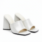 Lazy Slip On  Square heel Open Toe