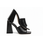 Lazy Slip On  Square heel Open Toe