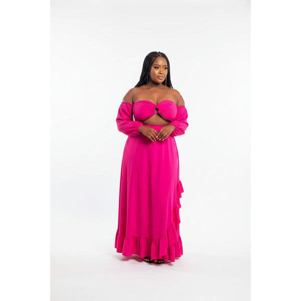 Side Slit Off Shoulder Dress – YELLOW SUB TRADING