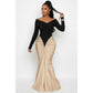 Elegant Off-Shoulder Mermaid Evening Gown