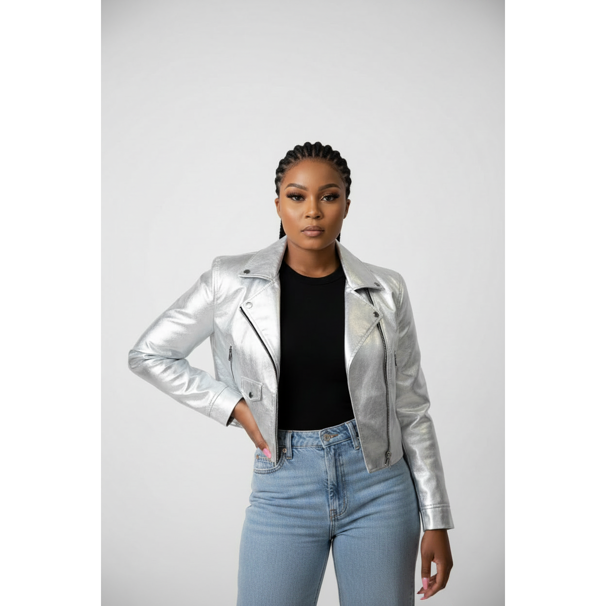 Long Sleeve Crop Jacket