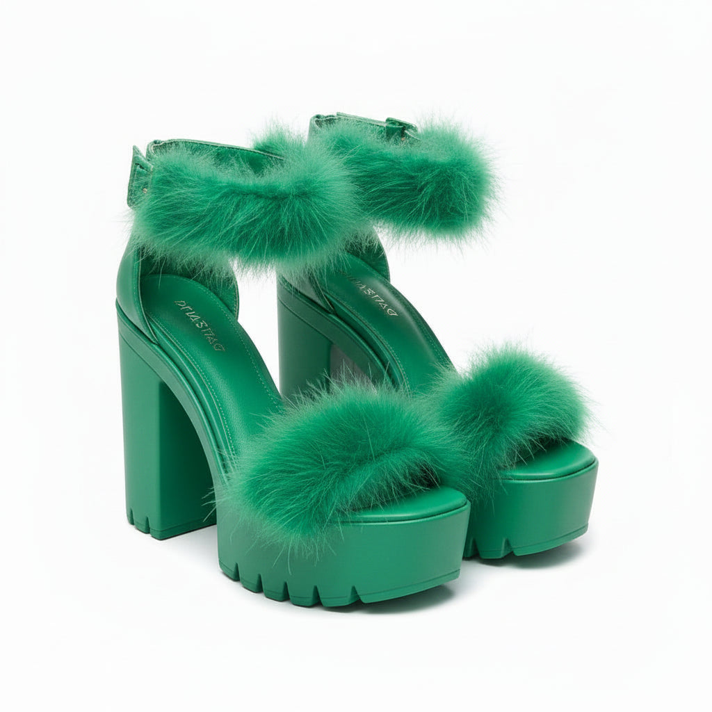 Open Toe Platform High Heel