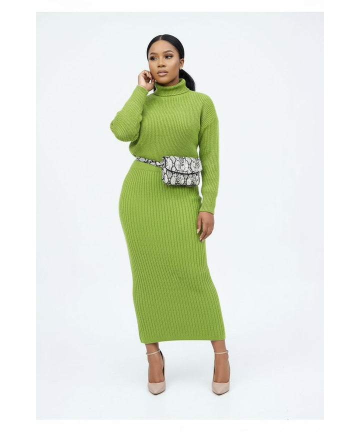Pangasa Marengo & White Knitted 2 Piece Set main image 0