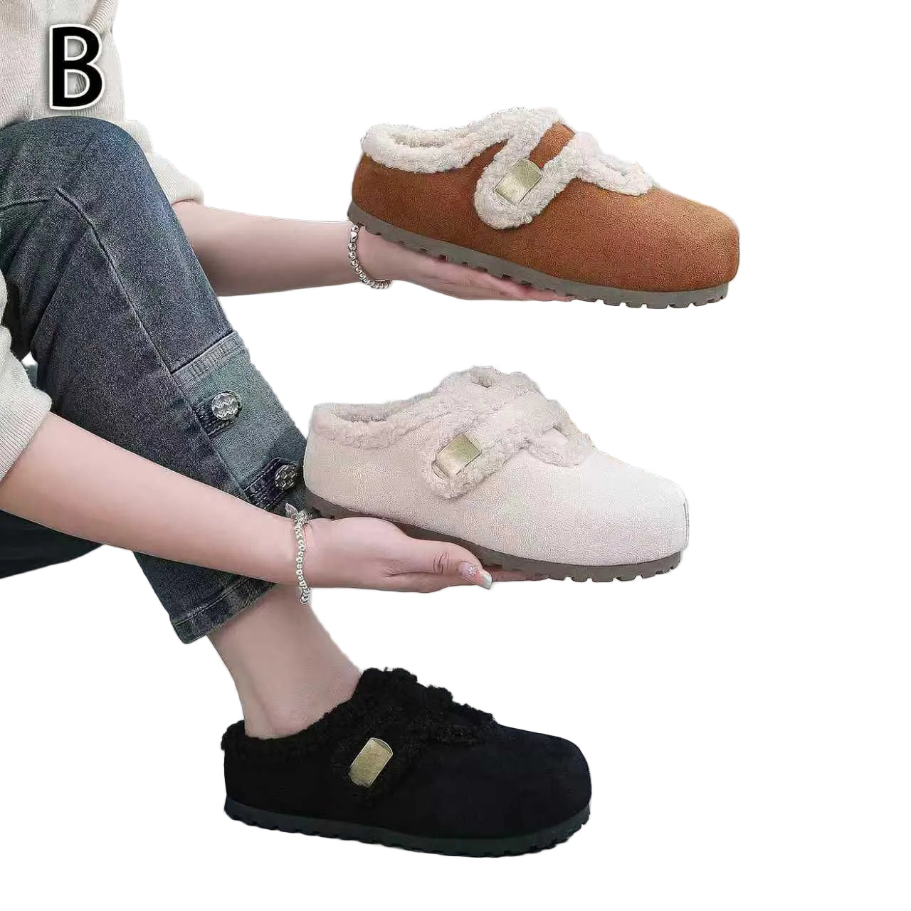 Women's Plush Fleece Lined Cozy Shoes