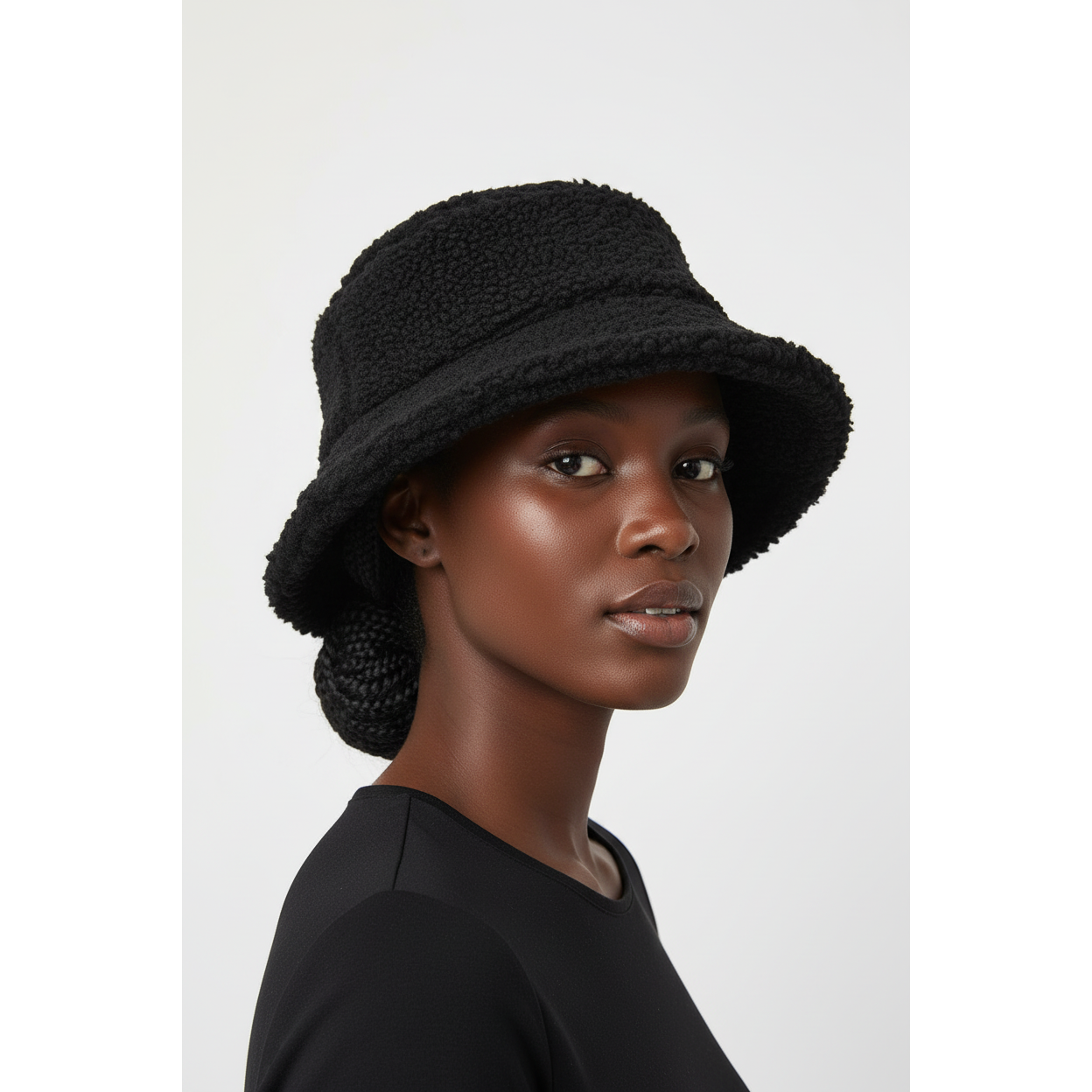 Faux Fur Winter Bucket Hat
