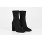 Stretch Fabric  Ankle Boots