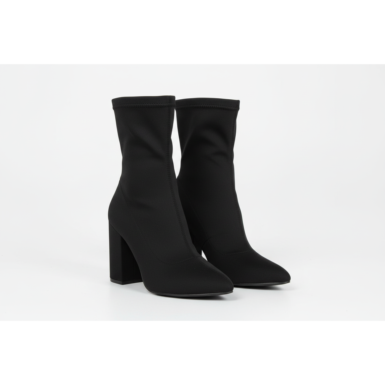 Stretch Fabric  Ankle Boots