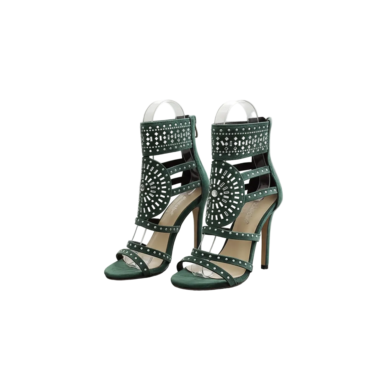 Open Toe Rhinestone Design High