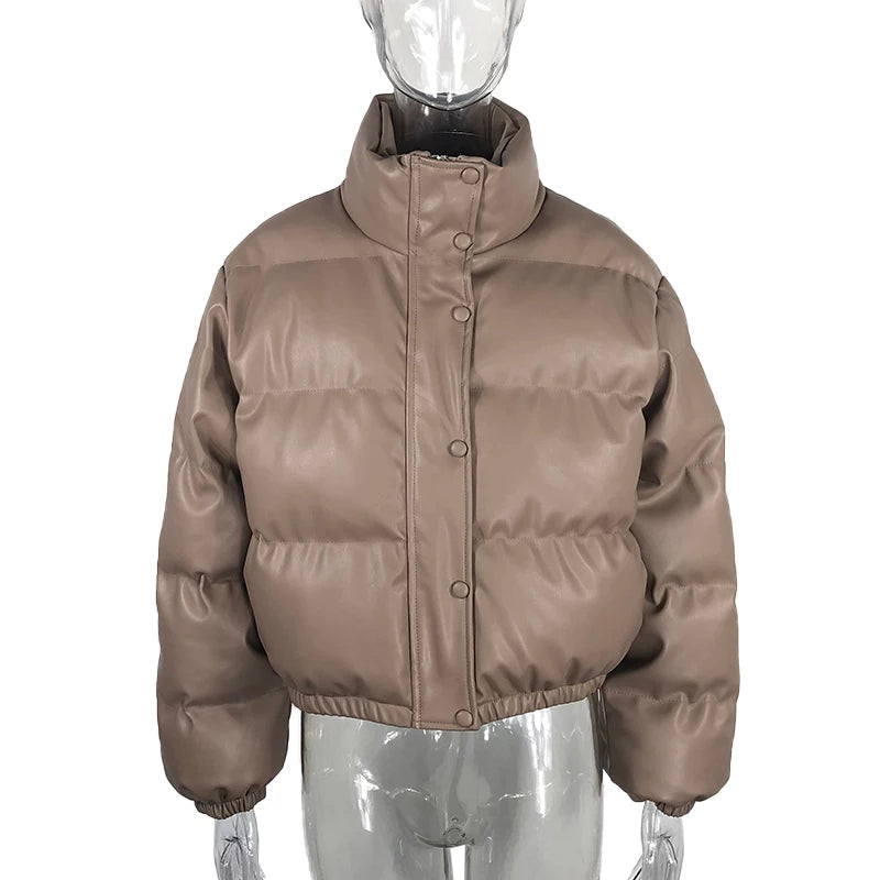 Thick Warm Short Parkas Coat.