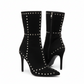 Pointed Toe Rivet Boots