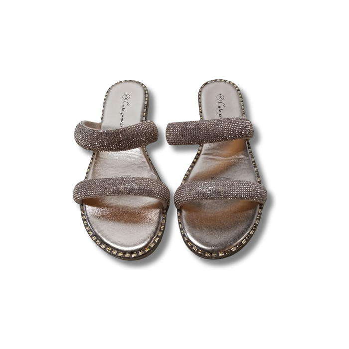 Rhinestone Flat Sandals