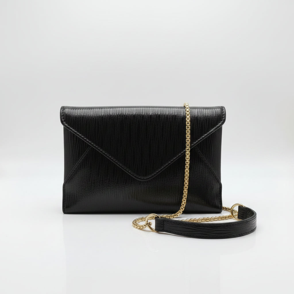 Metallic Crossbody Purse Envelope Chain Mini Evening Handbag