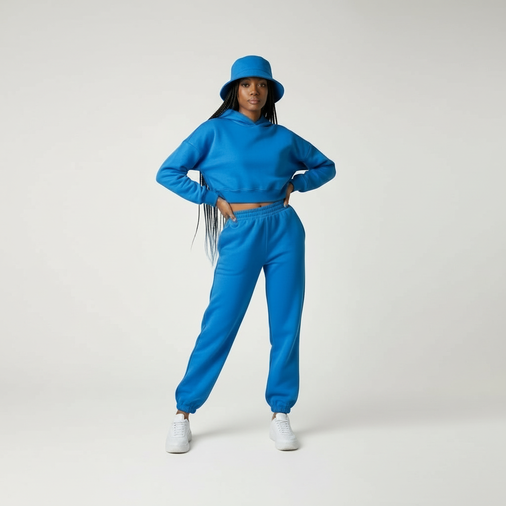 Casual Solid Color Tracksuits
