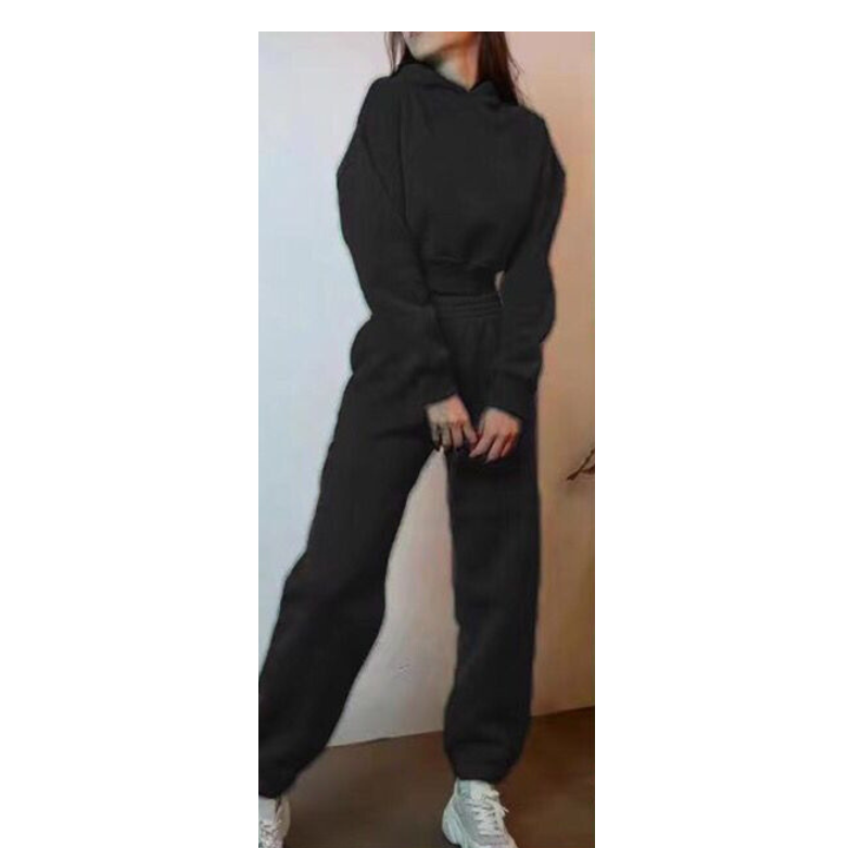 Casual Solid Color Tracksuits