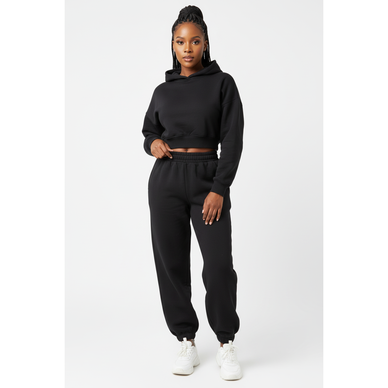 Casual Solid Color Tracksuits