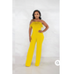 Off Shoulder Fluffy Sexy Jumpsuit