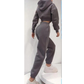 Casual Solid Color Tracksuits