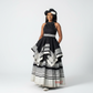 Beaded Halter African Traditional Maxi Dress
