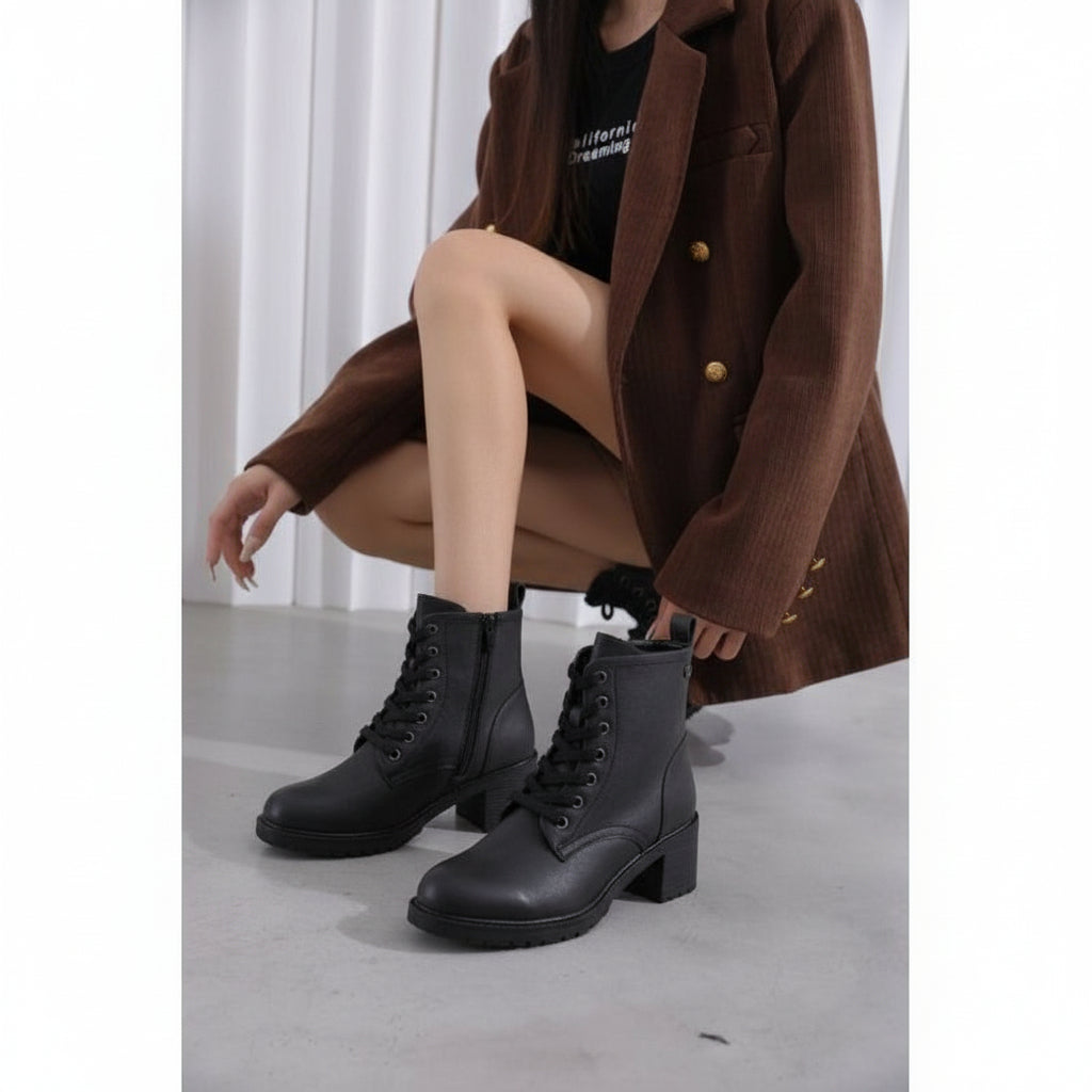 Vintage Ankle Leather Boots