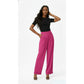 Vintage Chic Button Pencil Pants