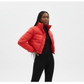 Cropped padded jacket