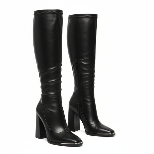 Square Toe Thick Heel Boots – YELLOW SUB TRADING