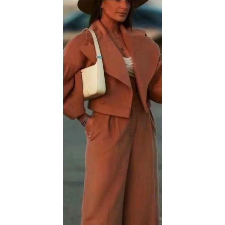 Vintage Buttoned Top & Pant Set