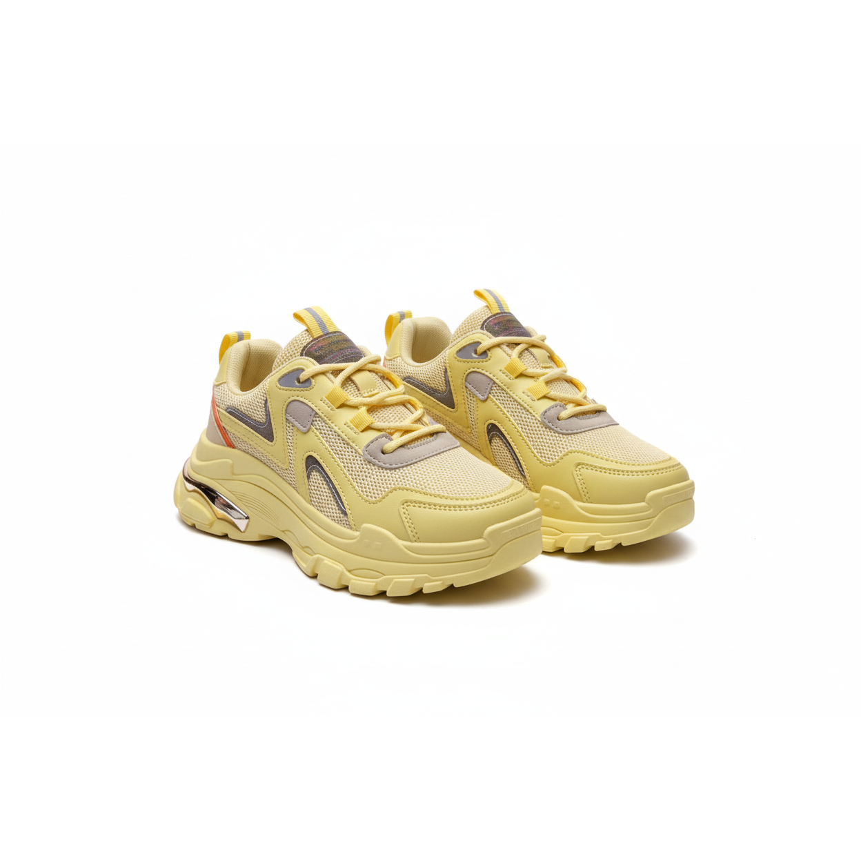 Thick Sole Lace-Up Sneakers
