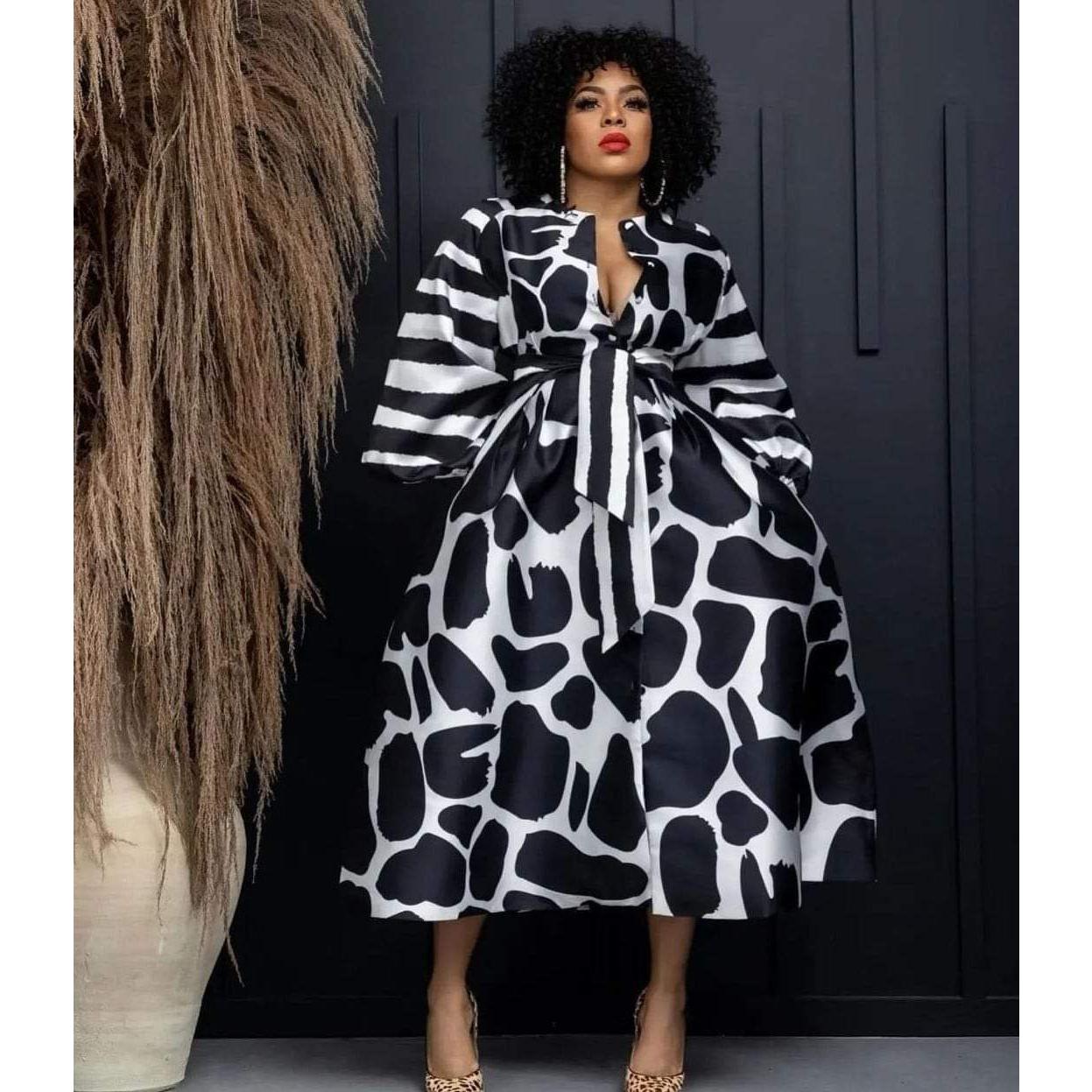 Zebra Print Bubbles Dress