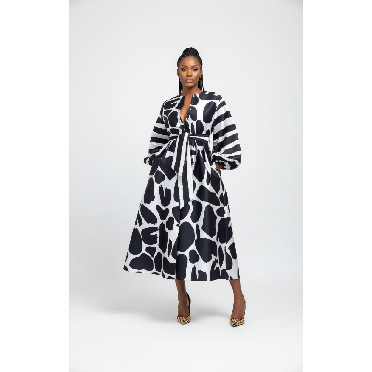 Zebra Print Bubbles Dress