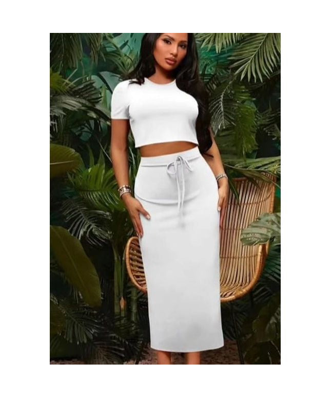 Pencil Skirt and Crop Rope Set