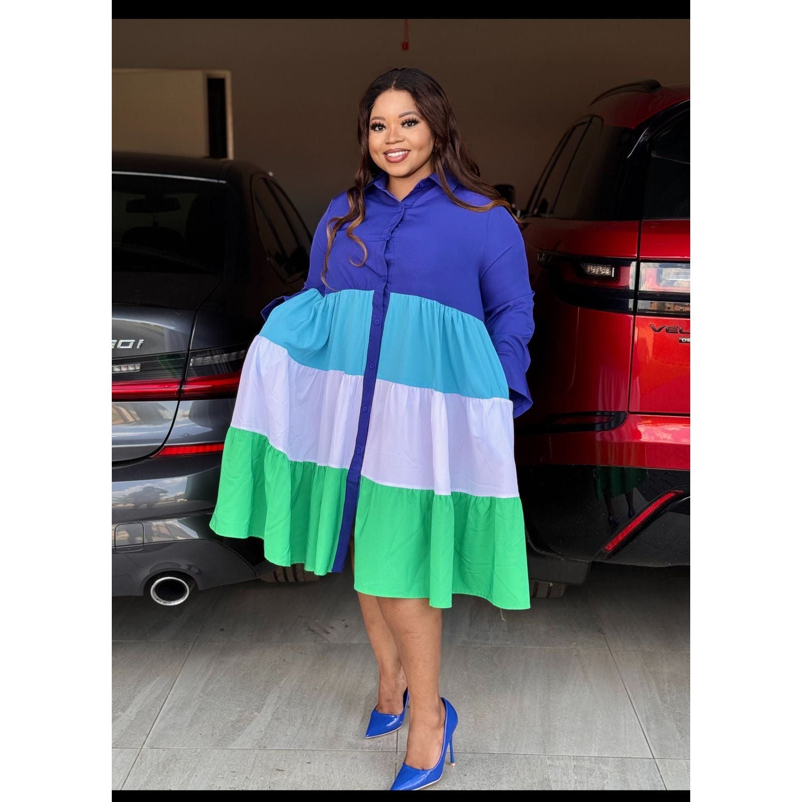 Sexy Babydoll Midi Dress