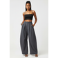 High Waisted Wide Leg Elegant Loose Fit Pants