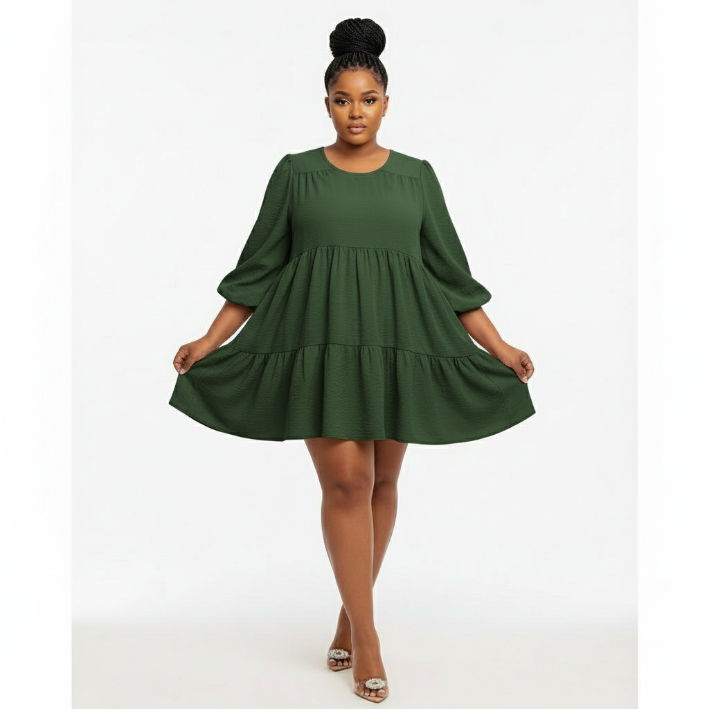 Sexy V-Neck Mini Dress