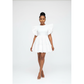 Lantern Sleeve Short Dress.
