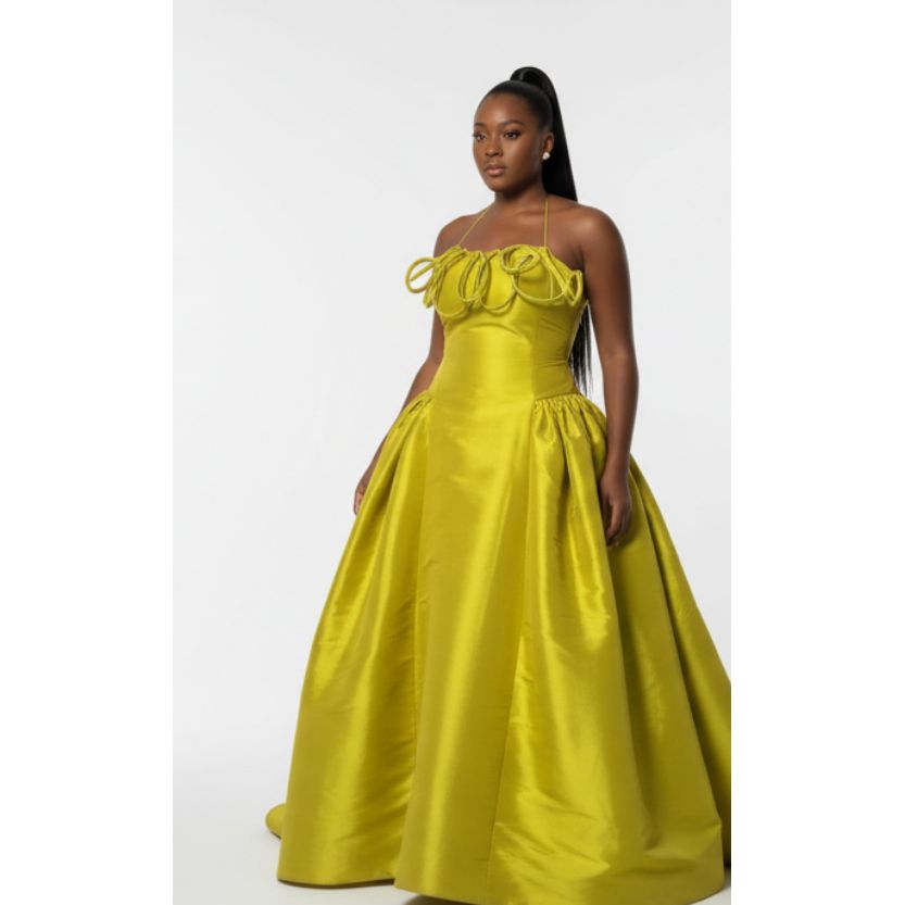 Women's Midi Puffball Dress