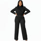 Turtleneck Long Sleeve and Pant Set