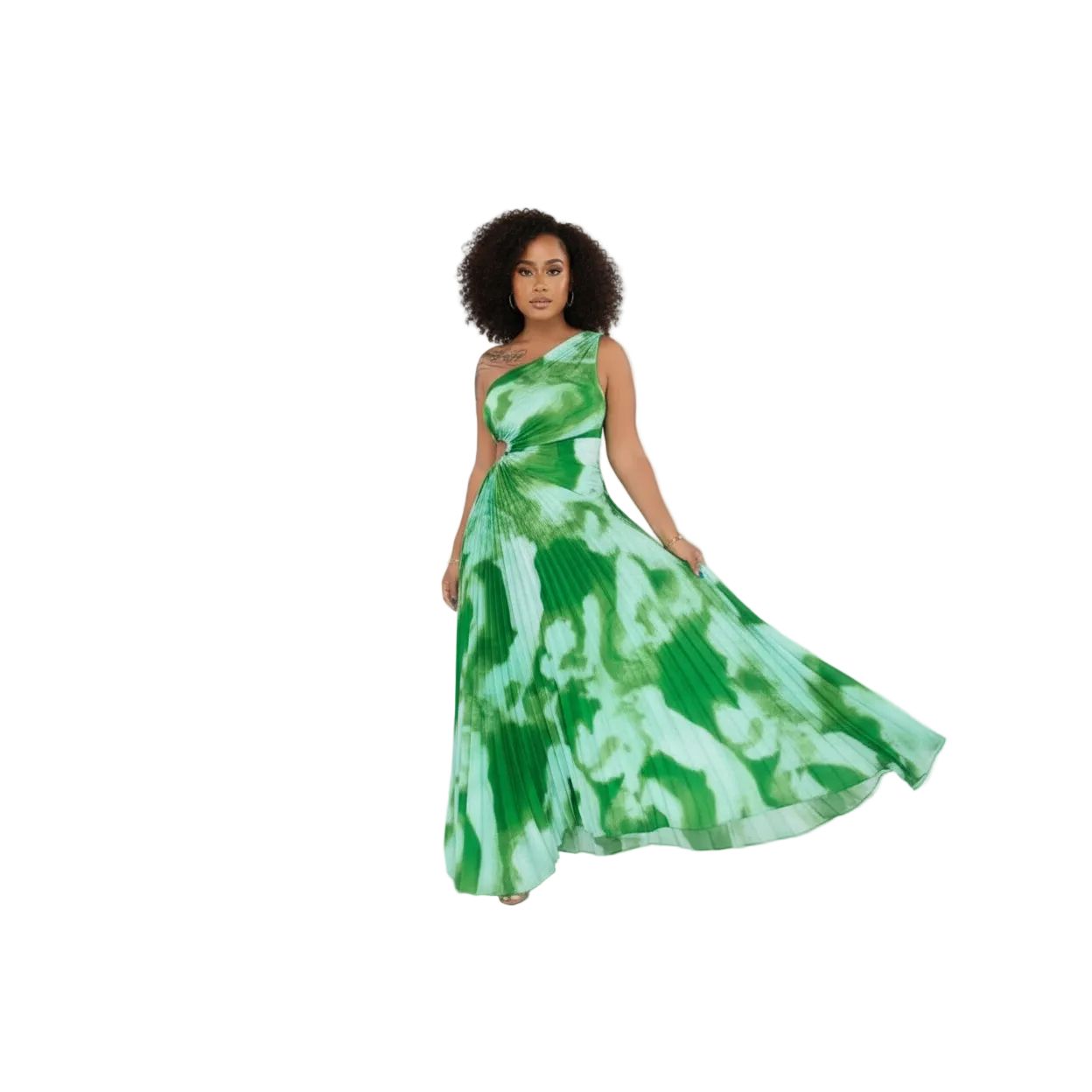 Off Shoulder Hollow Out Long Dress