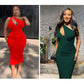 Bodycon One Off Shoulder Dress