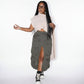 Vintage Front Slit Skirt