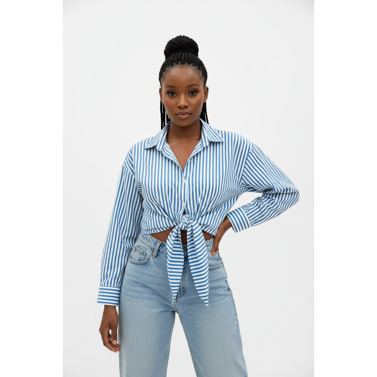 Sexy Striped Long Sleeve Top