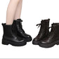 Minimalist Lace-up Front Combat Boots